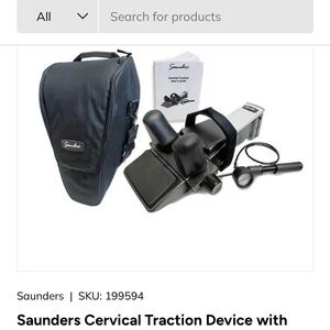 Saunders Cervical Traction Device - Black